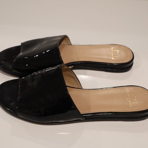 Marc Fisher Black Open Toe Slipper - Size 8 - Picture 3 of 8